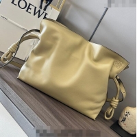 Good Taste Loewe Flamenco Clutch in Nappa Calfskin 10856L Apricot 2023