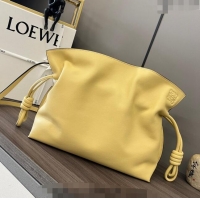 Reasonable Price Loewe Flamenco Clutch in Nappa Calfskin 10856L Yellow 2023