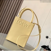 Grade Design Loewe Standard A5 Tote in sleek calfskin 652307 Yellow 2023