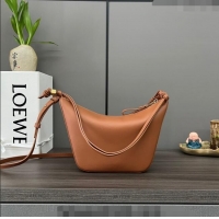 Promotional Loewe Mini Hammock Hobo bag in Classic Calfskin 262315 Brown 2023