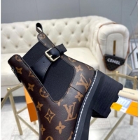 Best Price Louis Vuitton LV Beaubourg Ankle Boots in Monogram Canvas 0226145