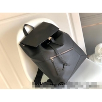 Trendy Design Loewe Puzzle Backpack Bag in Grained Calfskin 10288 Black 2023