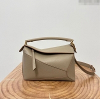 New Style Loewe Small Puzzle Bag in Soft Grained Calfskin 8010L Sand 2023 TOP