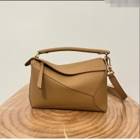 Super Quality Loewe Small Puzzle Bag in Soft Grained Calfskin 8010L Toffee 2023 TOP