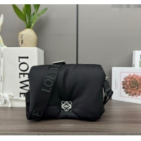 Inexpensive Loewe Puffer Goya Bag in Nylon 062768 Black 2023