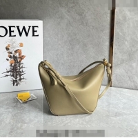 Promotional Loewe Mini Hammock Hobo bag in Classic Calfskin 262315 Clay Green 2023