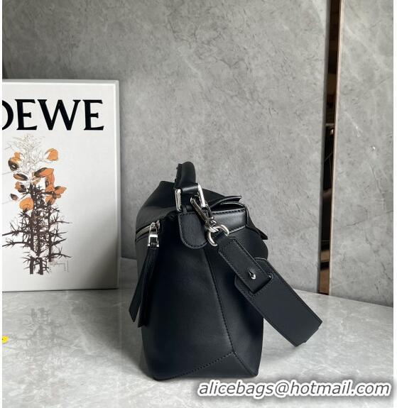 Super Quality Loewe Puzzle Medium Bag in Smooth Calfskin 3002B Black 2024