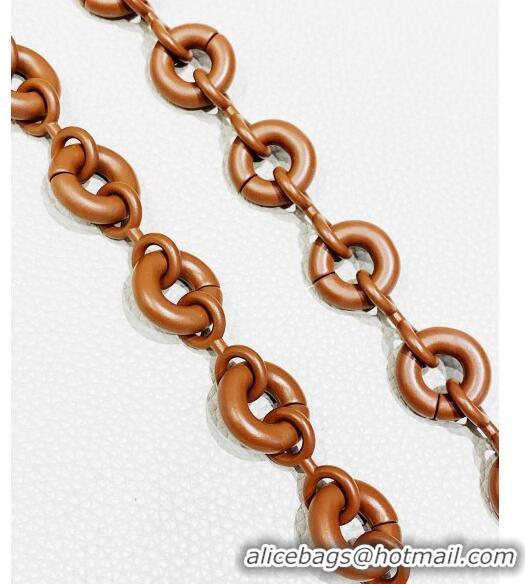 Shop Grade Loewe Donut Chain Bag Strap L2083 Brown 2024