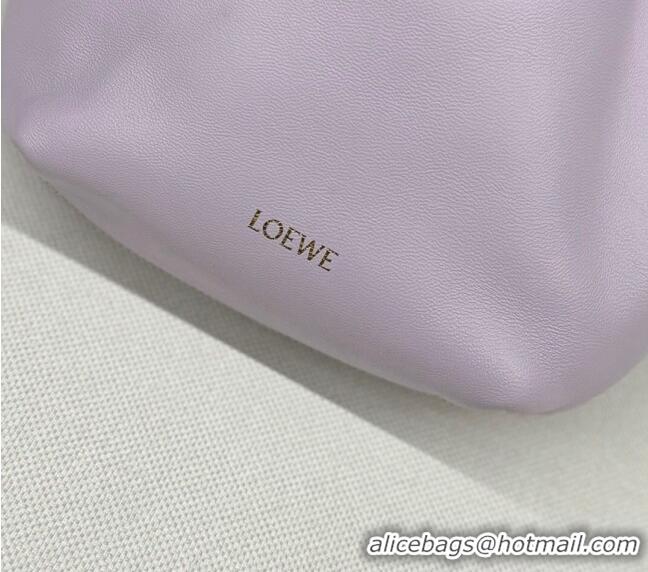 Best Price Loewe Mini Flamenco Purse bag in mellow nappa lambskin 262333 Light Purple 2024