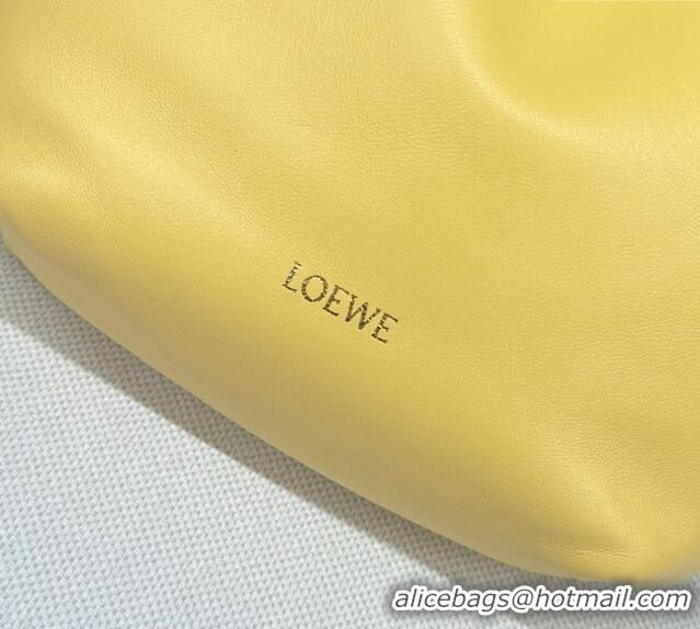 Promotional Loewe Mini Flamenco Purse bag in mellow nappa lambskin 262333 Candy Yellow 2024