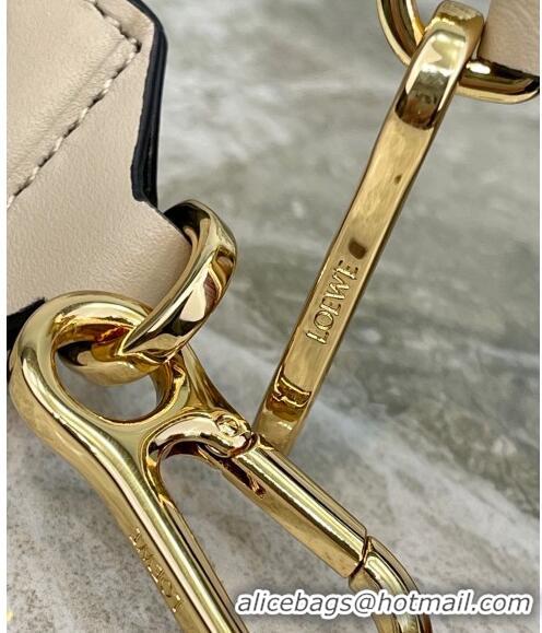 Top Quality Loewe Logo Embroidered Shoulder Strap 4x105cm 031403 Sand Beige/Gold 2024