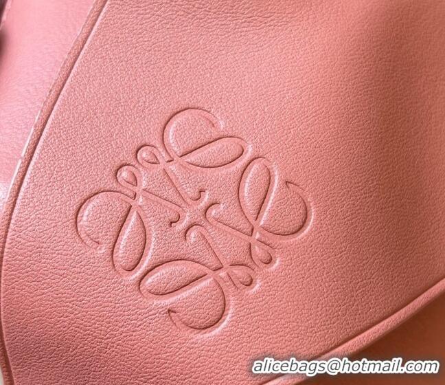 Trendy Design Loewe Bunny Mini Bag in Nappa Leather with Jacquard Strap L4015 Pink 2024