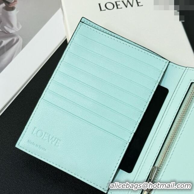 Reasonable Price Loewe Bifold Wallet in Grained Calfskin L2119 Beige 2024