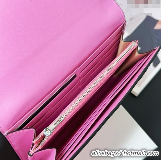 Top Quality Loewe Puzzle Long Wallet L2113 Pink 2024