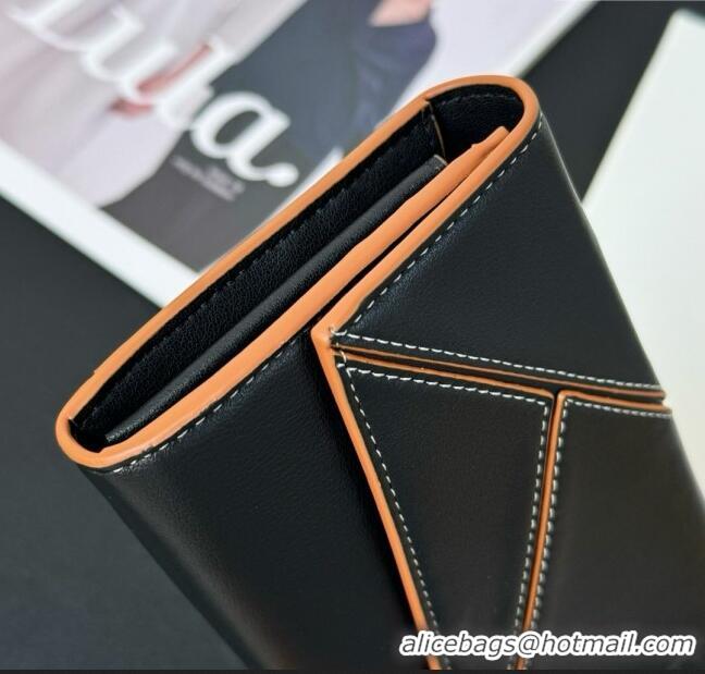 Super Quality Loewe Puzzle Long Wallet L2113 Black 2024