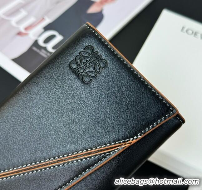 Super Quality Loewe Puzzle Long Wallet L2113 Black 2024