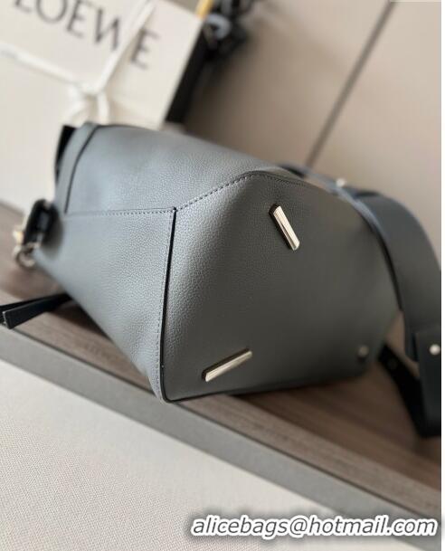 Traditional Discount Loewe Large Puzzle Bag in Grained Calfskin L2107 Grey 2024