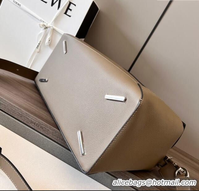 Promotional Loewe Large Puzzle Bag in Grained Calfskin L2107 Beige 2024