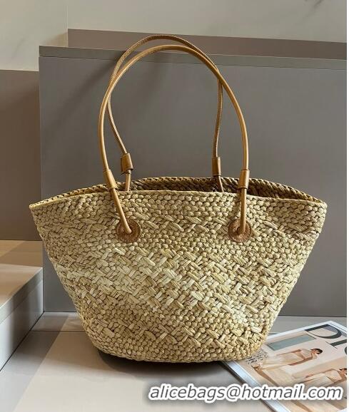 Promotional Loewe Raffia Straw Small Anagram Basket Bag 0402 Khaki 2024