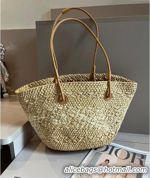 Promotional Loewe Raffia Straw Small Anagram Basket Bag 0402 Khaki 2024