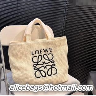 Shop Inexpensive  Loewe Raffia Straw Anagram Tote bag 040203 Beige 2024