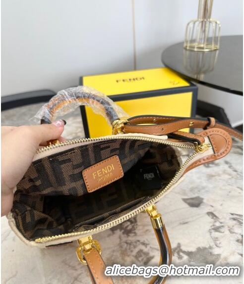 Pretty Style Fendi Straw By The Way Boston Mini Bag F0402 2024