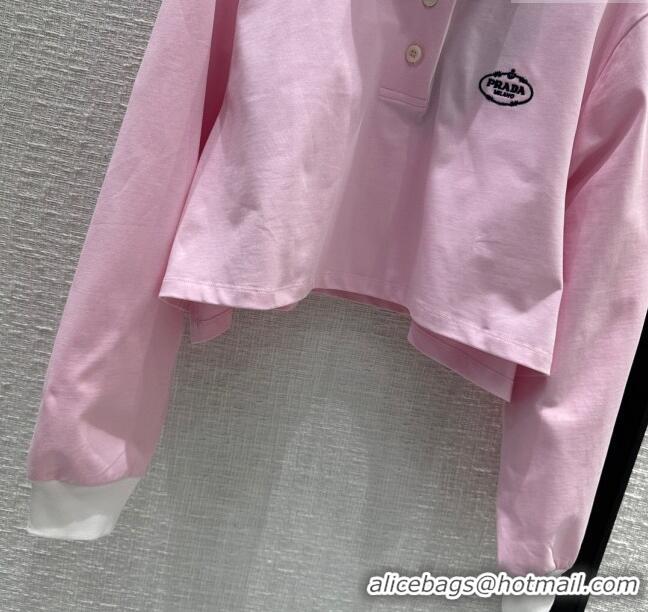 Classic Grade Prada Sweatershirt P032701 Pink 2024