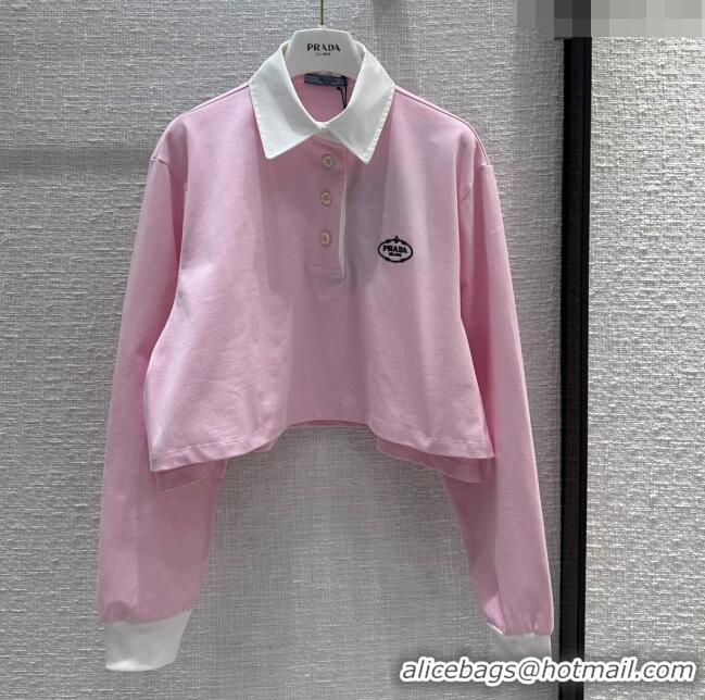 Classic Grade Prada Sweatershirt P032701 Pink 2024