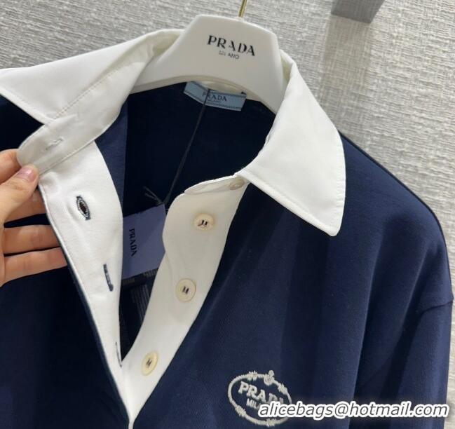 Buy Inexpensive Prada Sweatershirt P032702 Blue 2024