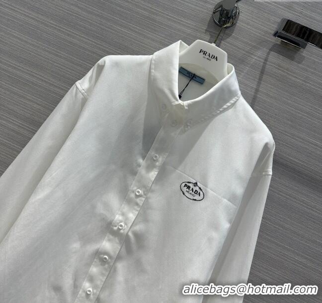 Buy Cheap Prada Shirt CH032718 White 2024