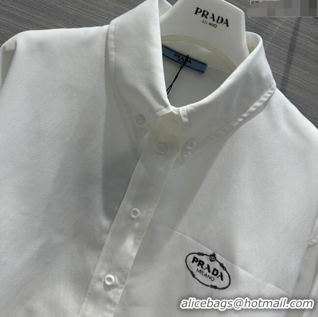 Buy Cheap Prada Shirt CH032718 White 2024