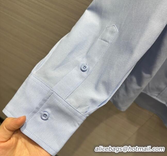 Top Quality Prada Shirt CH032720 Blue 2024