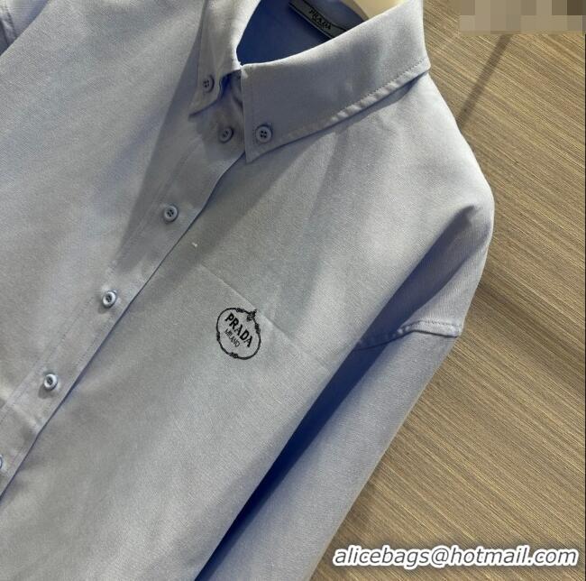 Top Quality Prada Shirt CH032720 Blue 2024