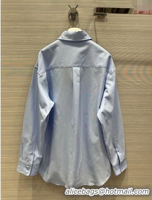 Top Quality Prada Shirt CH032720 Blue 2024