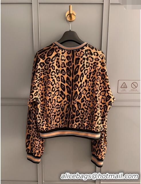 Buy Cheap Dolce & Gabbana Leopard Cotton Sweatershirt DG032708 2024