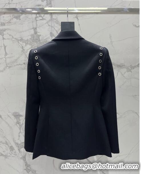 Top Quality Alexander McQueen Jacket AM032713 Black 2024