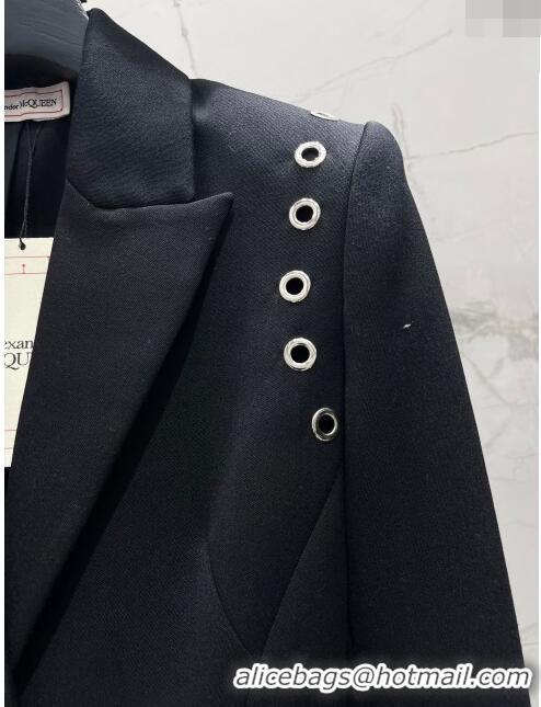 Top Quality Alexander McQueen Jacket AM032713 Black 2024