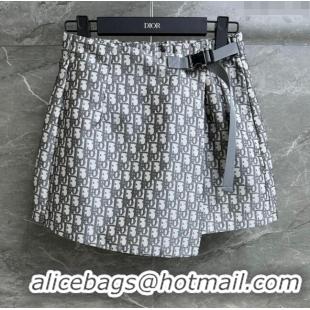 Good Taste Dior Skort in Grey Dior Oblique Motif D032722 2024