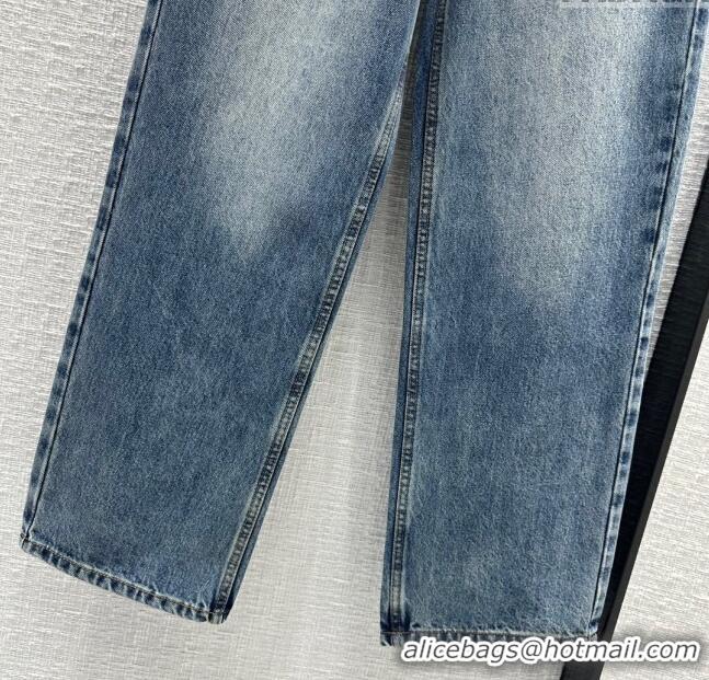 Top Quality Loewe Denim Jeans L032726 Blue 2024