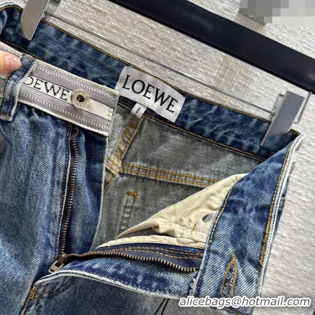 Top Quality Loewe Denim Jeans L032726 Blue 2024