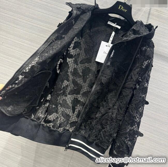 Affordable Price Dior Butterfly Jacket and Shorts D032728 Black 2024