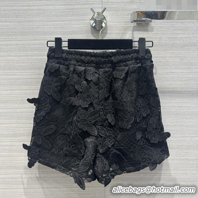 Affordable Price Dior Butterfly Jacket and Shorts D032728 Black 2024