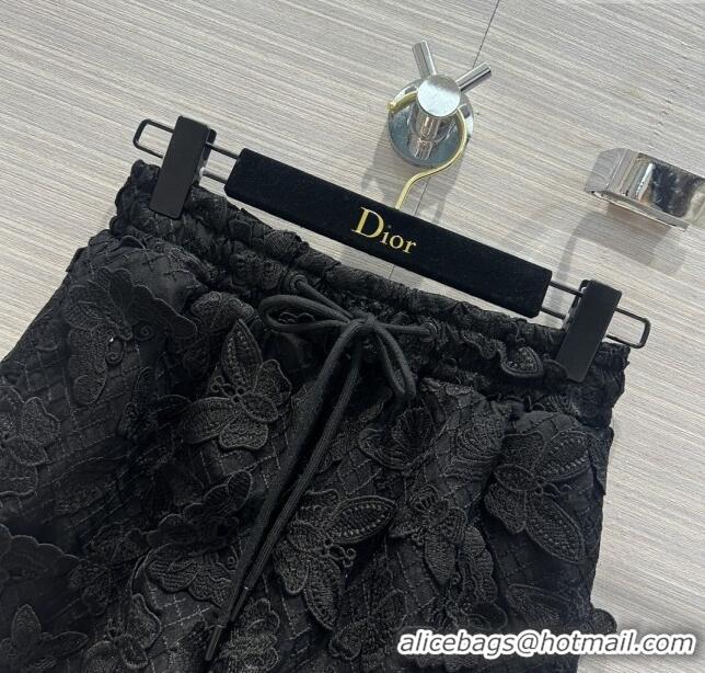 Affordable Price Dior Butterfly Jacket and Shorts D032728 Black 2024