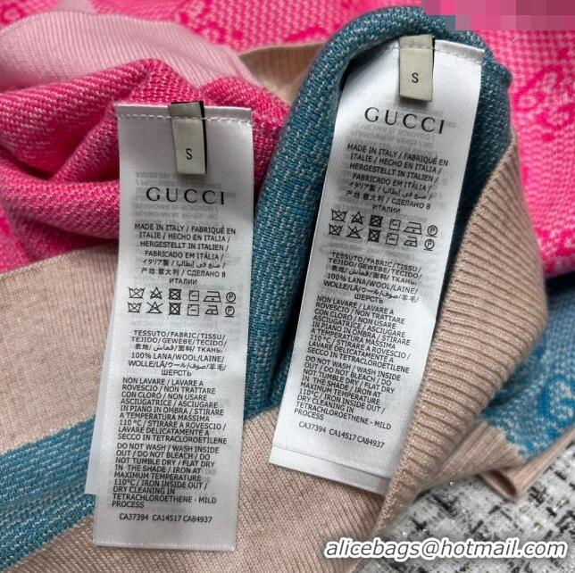 ​Low Price Gucci GG Wool Short-sleeved Sweater CH032735 2024