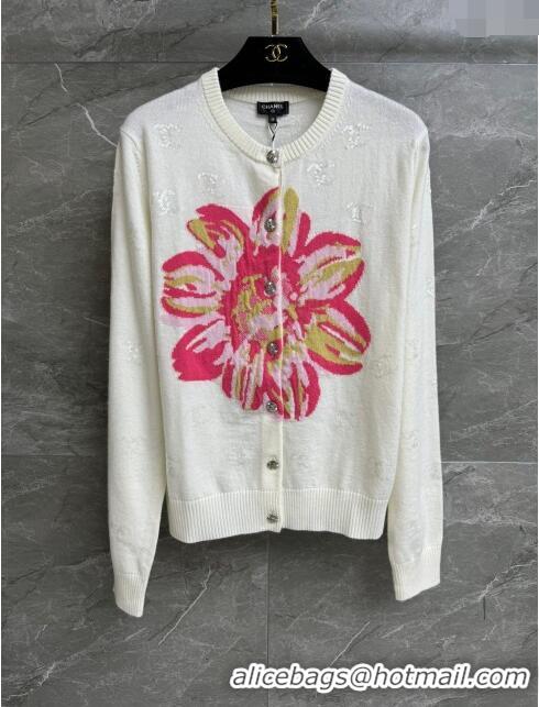 Famous Brand Chanel Cashmere Cardigan CH032732 Beige 2024