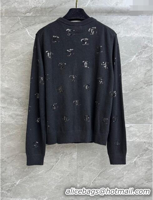 ​Top Quality Chanel Cashmere Cardigan CH032733 Black 2024