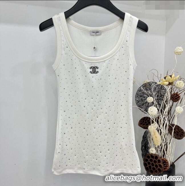 ​Grade Design Chanel Crystal Vest CH032810 White 2024