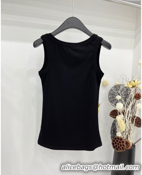 ​Top Quality Chanel Crystal Vest CH032811 Black 2024