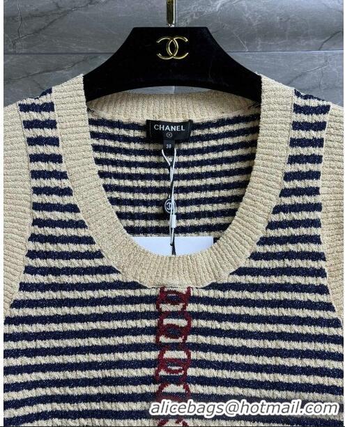 ​Famous Brand Chanel Knit Vest CH032813 Beige 2024