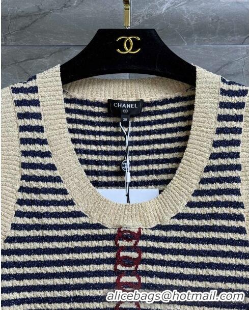 ​Famous Brand Chanel Knit Vest CH032813 Beige 2024